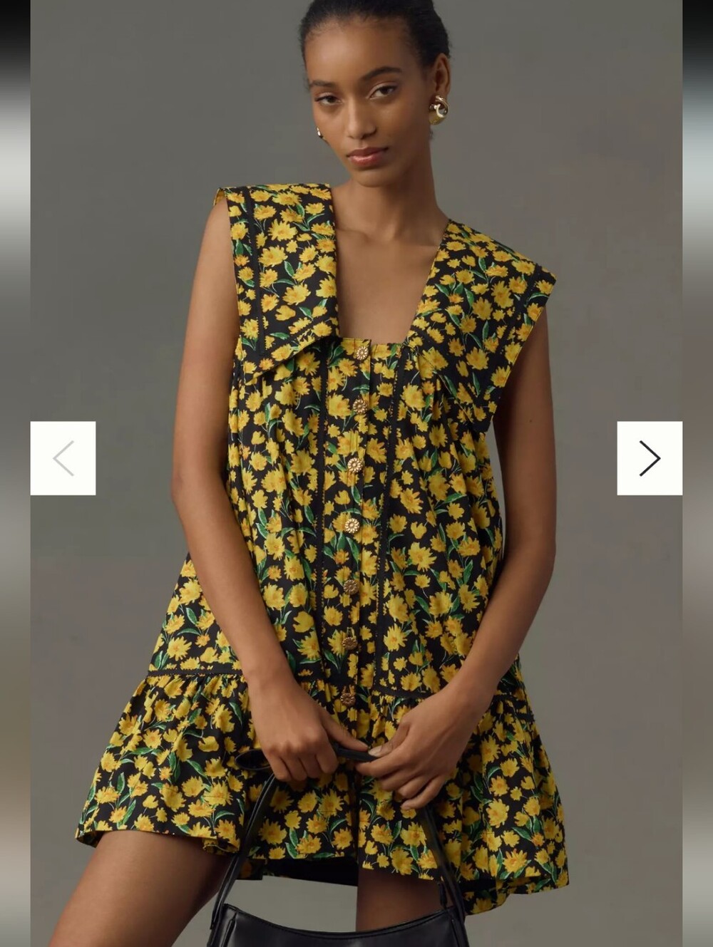 Anthropologie Maeve sunflower print sundress